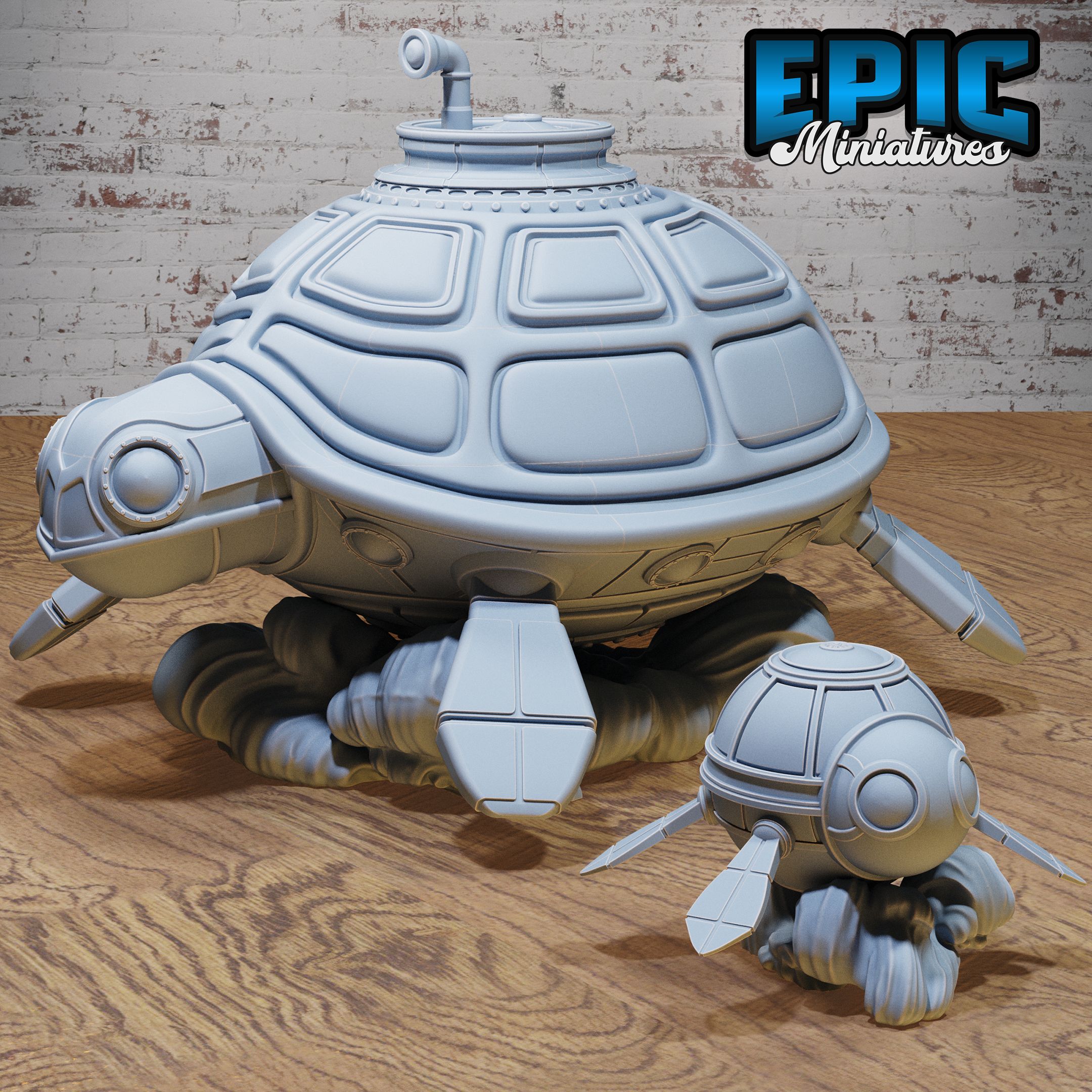 Submarine Turtle Ship / Infantry Machine / War Construct / Roving Vehicle / Battle Robot / Swimming Tortoise Creature / Diving Sea Predator / Ocean Monster Encounter